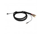 INTRO tone arm cable DIN - RCA 1.2 m Black