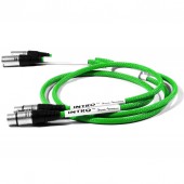 INTRO XLR - XLR 1m pair Green