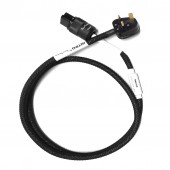 INTRO Power supply cable Schuko - C19 IEC 1.6m Black